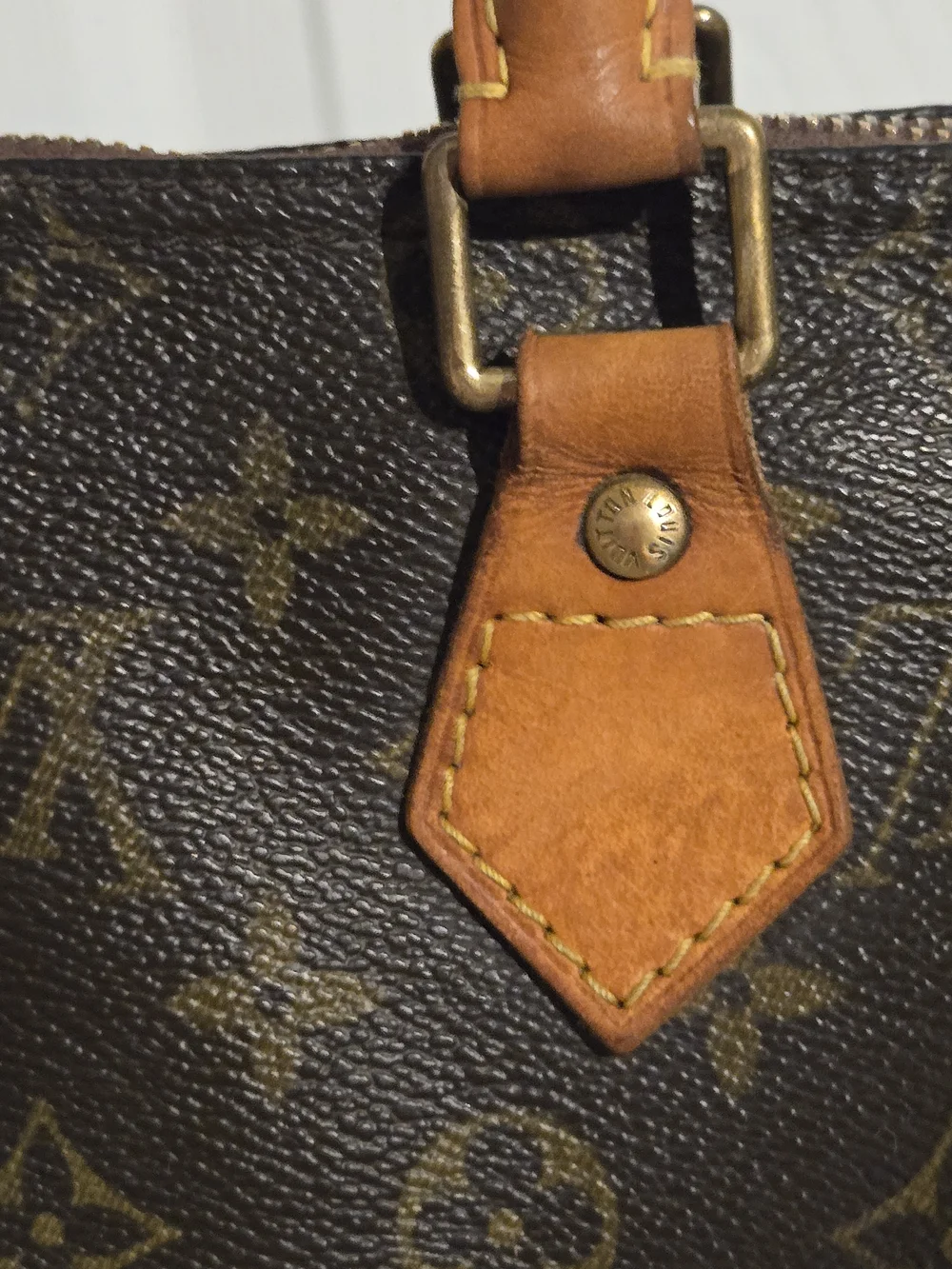 Louis Vuitton Brown Monogram Speedy 25, Made In France November 2003